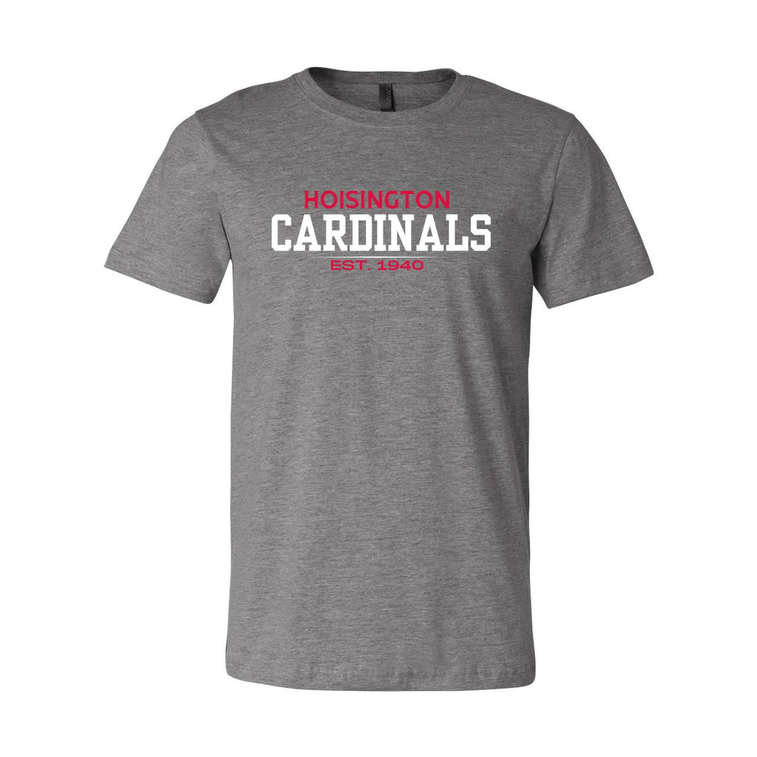 Hoisington Cardinals Est. Short Sleeve Jersey Tee - T - Shirts - Positively Sassy - Hoisington Cardinals Est. Short Sleeve Jersey Tee