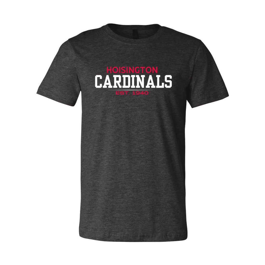 Hoisington Cardinals Est. Short Sleeve Jersey Tee - T - Shirts - Positively Sassy - Hoisington Cardinals Est. Short Sleeve Jersey Tee