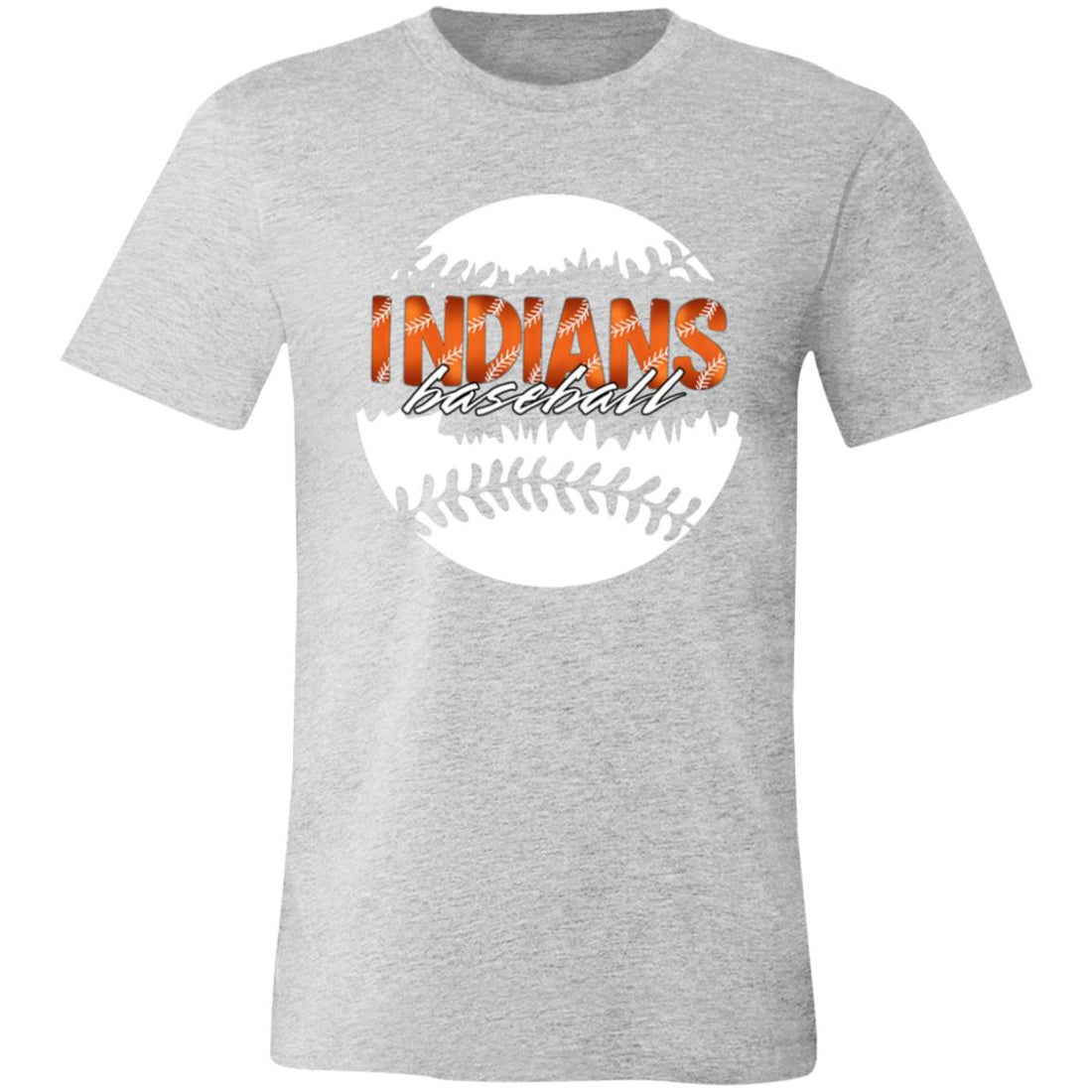 Indians Baseball Split T-Shirt - T-Shirts - Positively Sassy - Indians Baseball Split T-Shirt