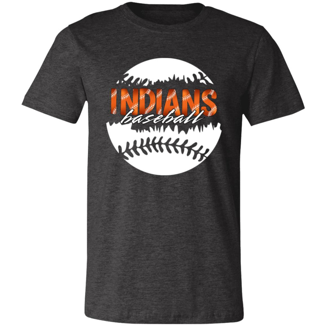 Indians Baseball Split T-Shirt - T-Shirts - Positively Sassy - Indians Baseball Split T-Shirt