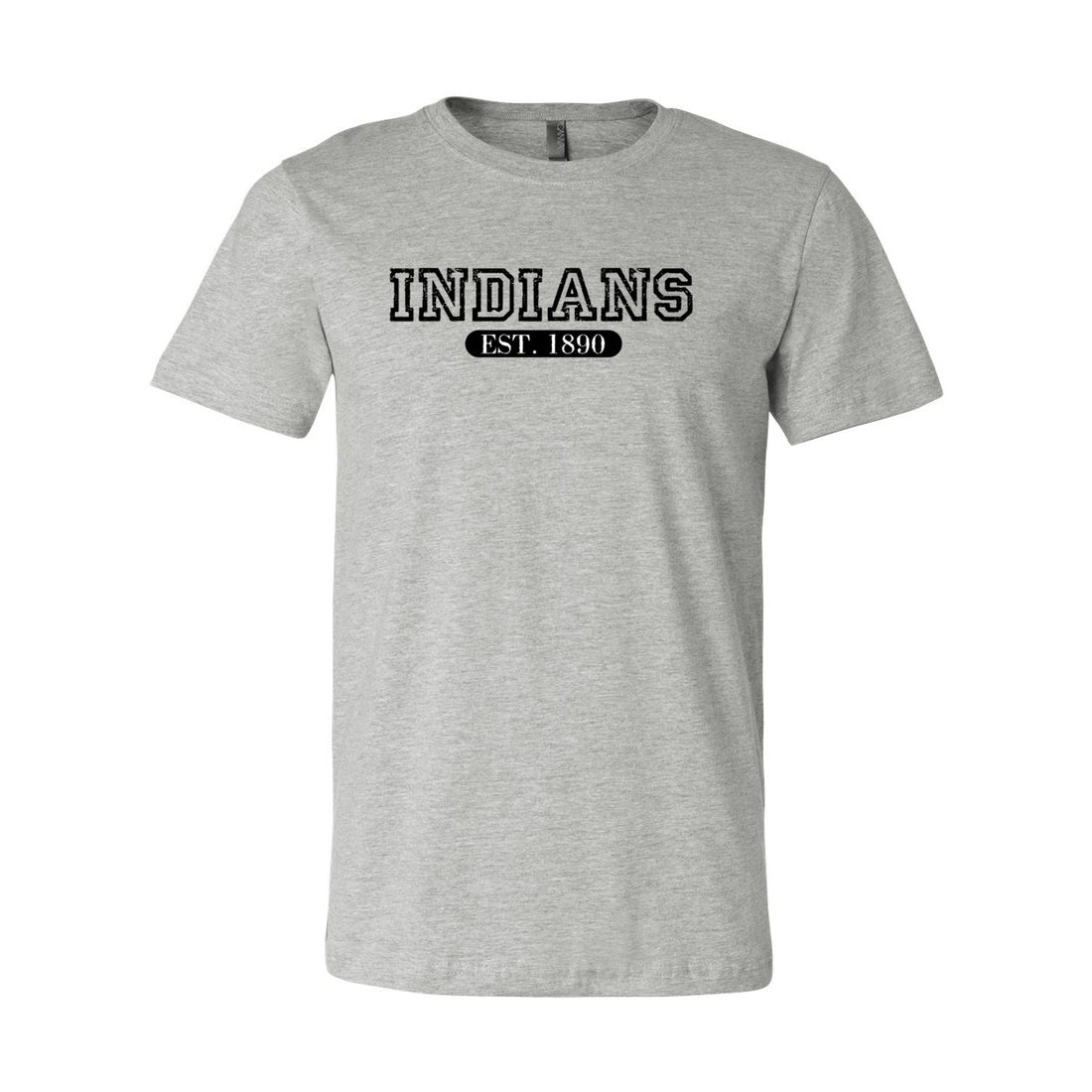 Indians Est. Short Sleeve Jersey Tee - T - Shirts - Positively Sassy - Indians Est. Short Sleeve Jersey Tee