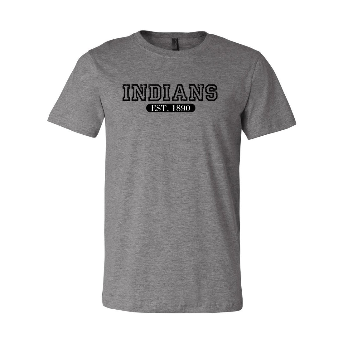 Indians Est. Short Sleeve Jersey Tee - T - Shirts - Positively Sassy - Indians Est. Short Sleeve Jersey Tee