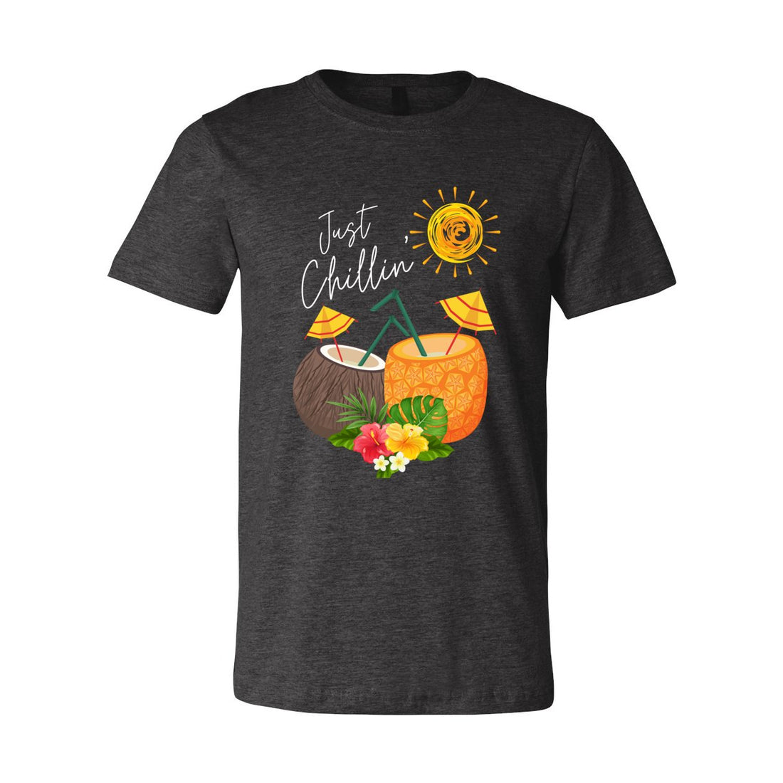 Just Chillin' Sleeve Jersey Tee - T-Shirts - Positively Sassy - Just Chillin' Sleeve Jersey Tee