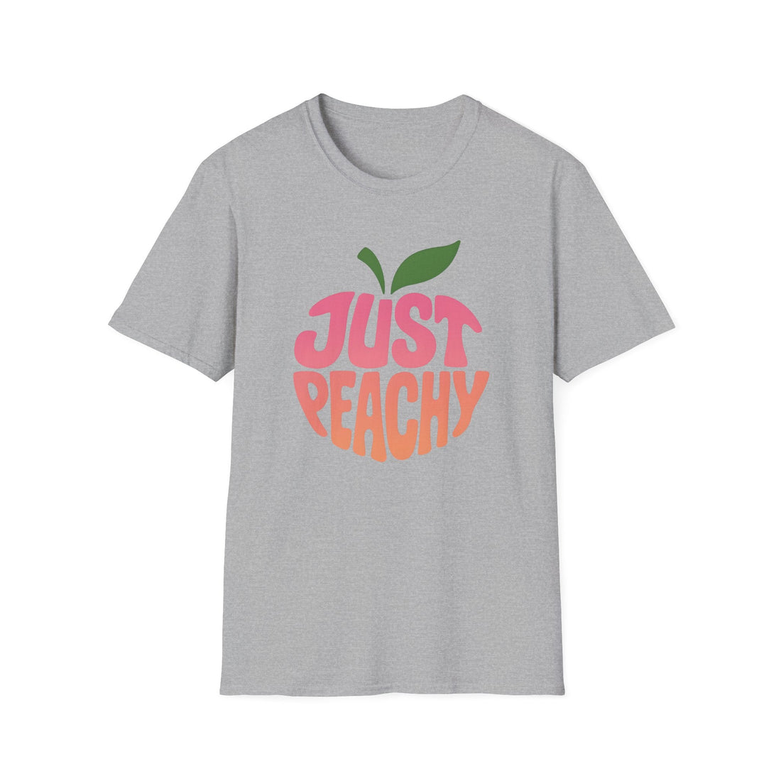 Just Peachy Unisex T-Shirt, Cute Summer Tee, Fun Gift, Casual Wear, Fruit Lover Shirt, Birthday Gift, Everyday Style - T-Shirt - Positively Sassy - Just Peachy Unisex T-Shirt, Cute Summer Tee, Fun Gift, Casual Wear, Fruit Lover Shirt, Birthday Gift, Everyday Style