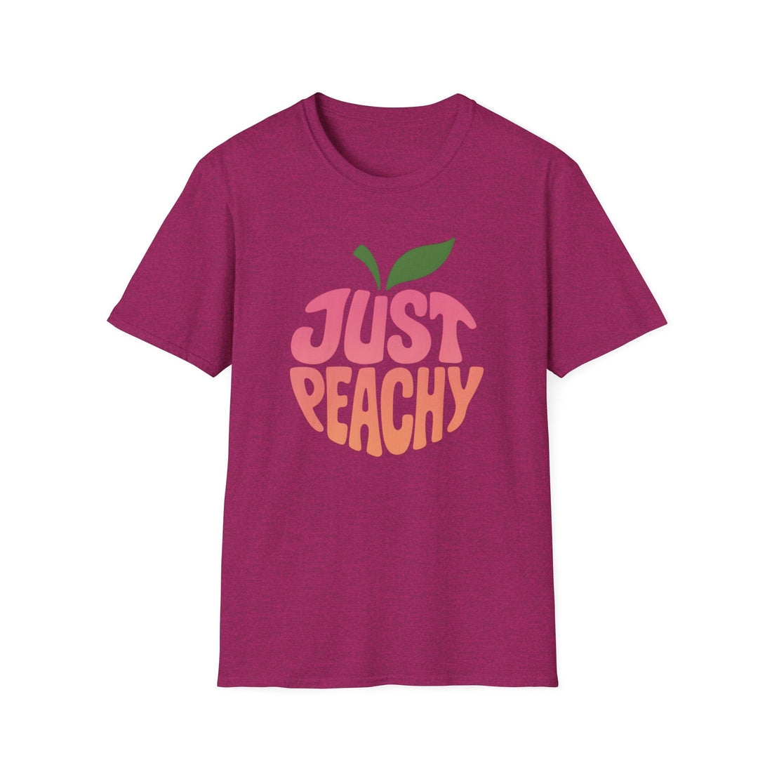 Just Peachy Unisex T-Shirt, Cute Summer Tee, Fun Gift, Casual Wear, Fruit Lover Shirt, Birthday Gift, Everyday Style - T-Shirt - Positively Sassy - Just Peachy Unisex T-Shirt, Cute Summer Tee, Fun Gift, Casual Wear, Fruit Lover Shirt, Birthday Gift, Everyday Style