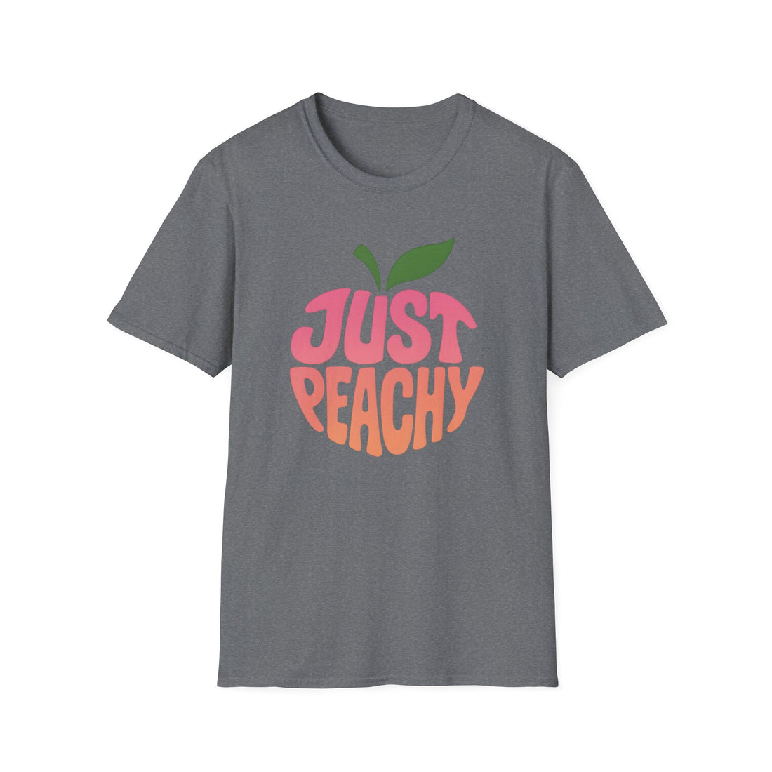 Just Peachy Unisex T-Shirt, Cute Summer Tee, Fun Gift, Casual Wear, Fruit Lover Shirt, Birthday Gift, Everyday Style - T-Shirt - Positively Sassy - Just Peachy Unisex T-Shirt, Cute Summer Tee, Fun Gift, Casual Wear, Fruit Lover Shirt, Birthday Gift, Everyday Style