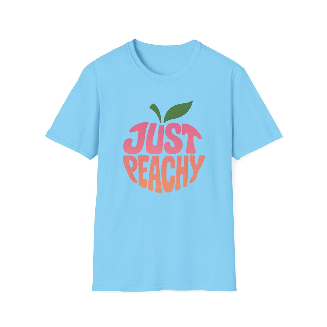 Just Peachy Unisex T-Shirt, Cute Summer Tee, Fun Gift, Casual Wear, Fruit Lover Shirt, Birthday Gift, Everyday Style - T-Shirt - Positively Sassy - Just Peachy Unisex T-Shirt, Cute Summer Tee, Fun Gift, Casual Wear, Fruit Lover Shirt, Birthday Gift, Everyday Style