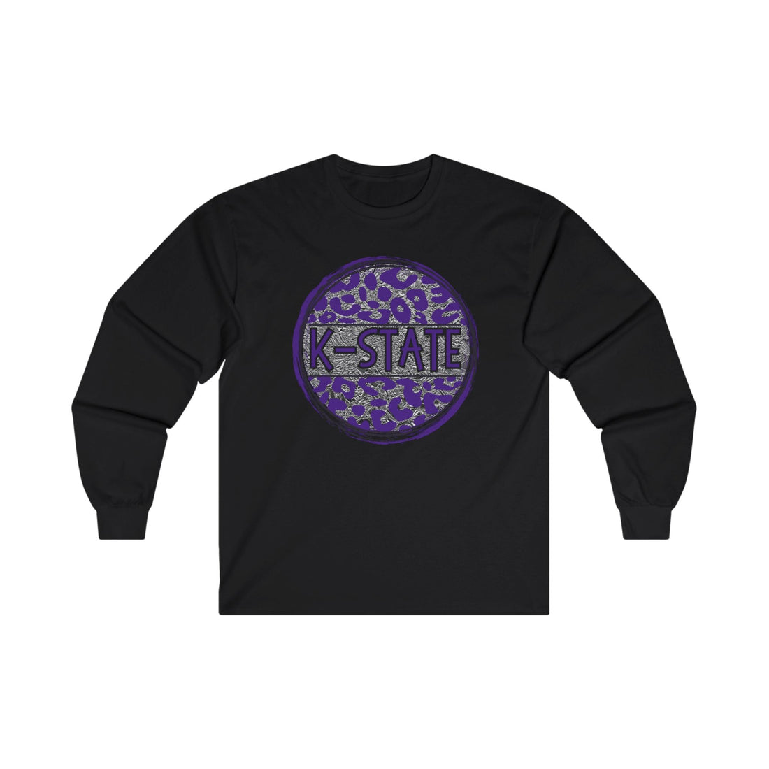 KSU Lopard Unisex Ultra Cotton Long Sleeve Tee - Long - sleeve - Positively Sassy - KSU Lopard Unisex Ultra Cotton Long Sleeve Tee