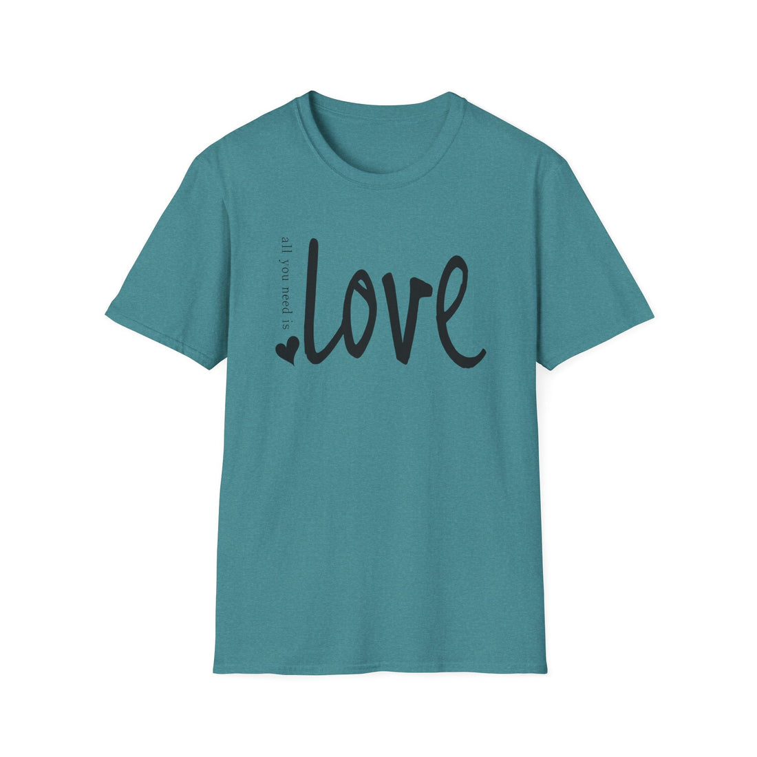 Love Unisex Softstyle T-Shirt | Casual Gift, Everyday Wear, Valentine's Day, Romantic Apparel, Comfortable Tee - T-Shirt - Positively Sassy - Love Unisex Softstyle T-Shirt | Casual Gift, Everyday Wear, Valentine's Day, Romantic Apparel, Comfortable Tee
