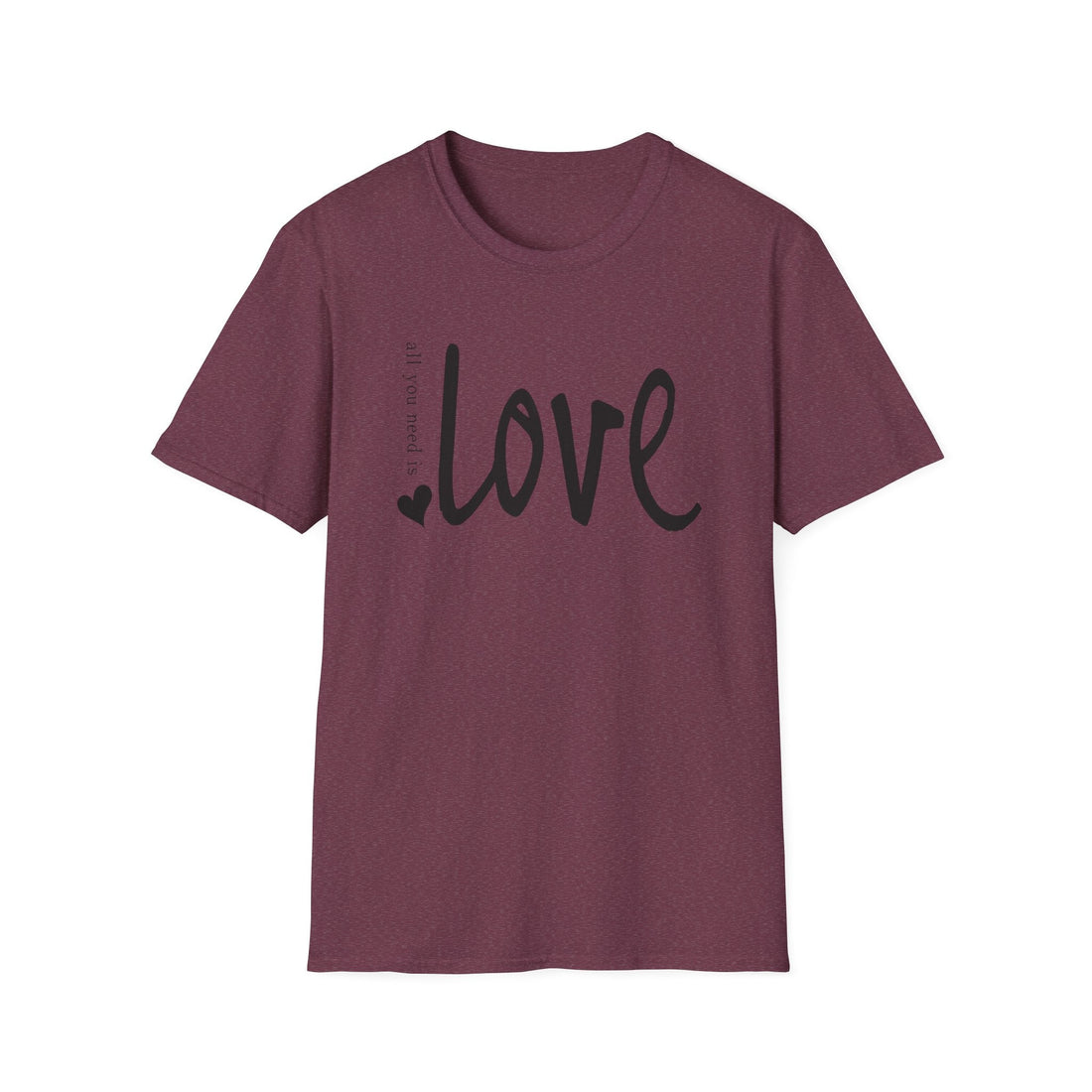 Love Unisex Softstyle T-Shirt | Casual Gift, Everyday Wear, Valentine's Day, Romantic Apparel, Comfortable Tee - T-Shirt - Positively Sassy - Love Unisex Softstyle T-Shirt | Casual Gift, Everyday Wear, Valentine's Day, Romantic Apparel, Comfortable Tee