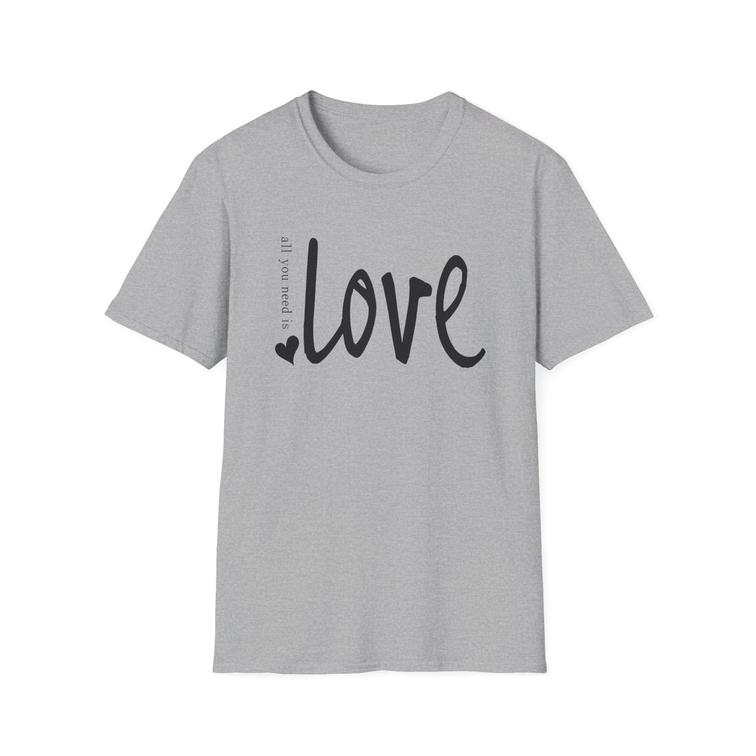 Love Unisex Softstyle T-Shirt | Casual Gift, Everyday Wear, Valentine's Day, Romantic Apparel, Comfortable Tee - T-Shirt - Positively Sassy - Love Unisex Softstyle T-Shirt | Casual Gift, Everyday Wear, Valentine's Day, Romantic Apparel, Comfortable Tee