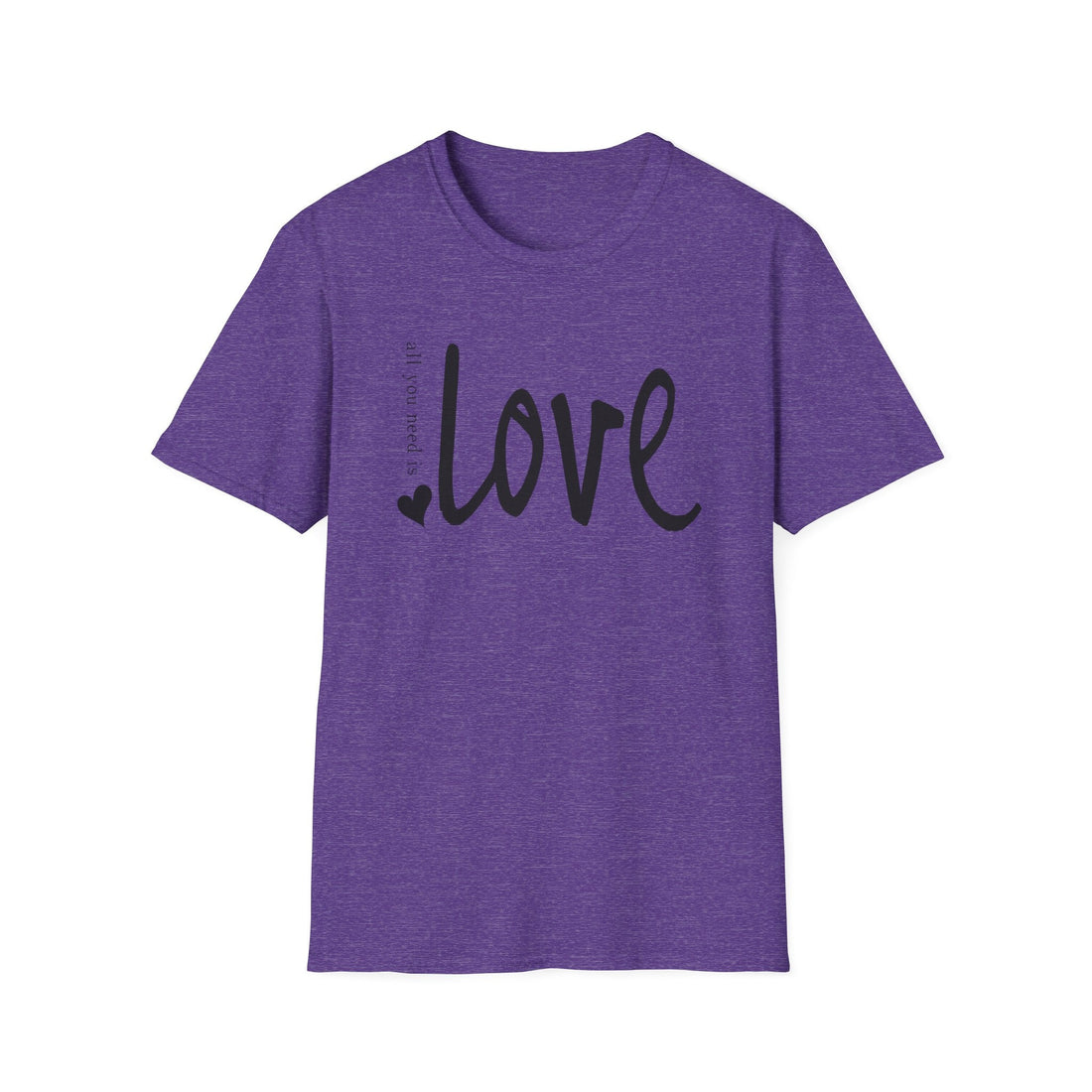 Love Unisex Softstyle T-Shirt | Casual Gift, Everyday Wear, Valentine's Day, Romantic Apparel, Comfortable Tee - T-Shirt - Positively Sassy - Love Unisex Softstyle T-Shirt | Casual Gift, Everyday Wear, Valentine's Day, Romantic Apparel, Comfortable Tee
