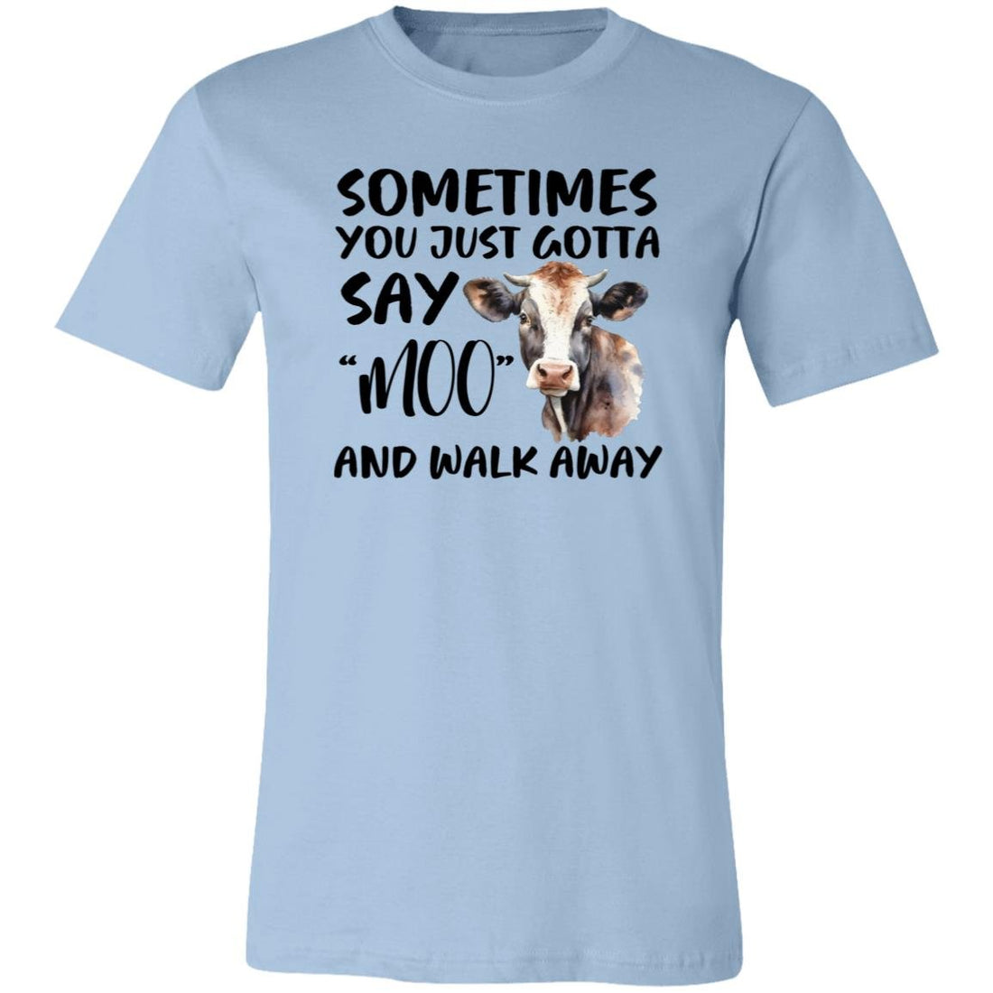 Moo and Walk Bella Short - Sleeve T-Shirt - T-Shirts - Positively Sassy - Moo and Walk Bella Short - Sleeve T-Shirt