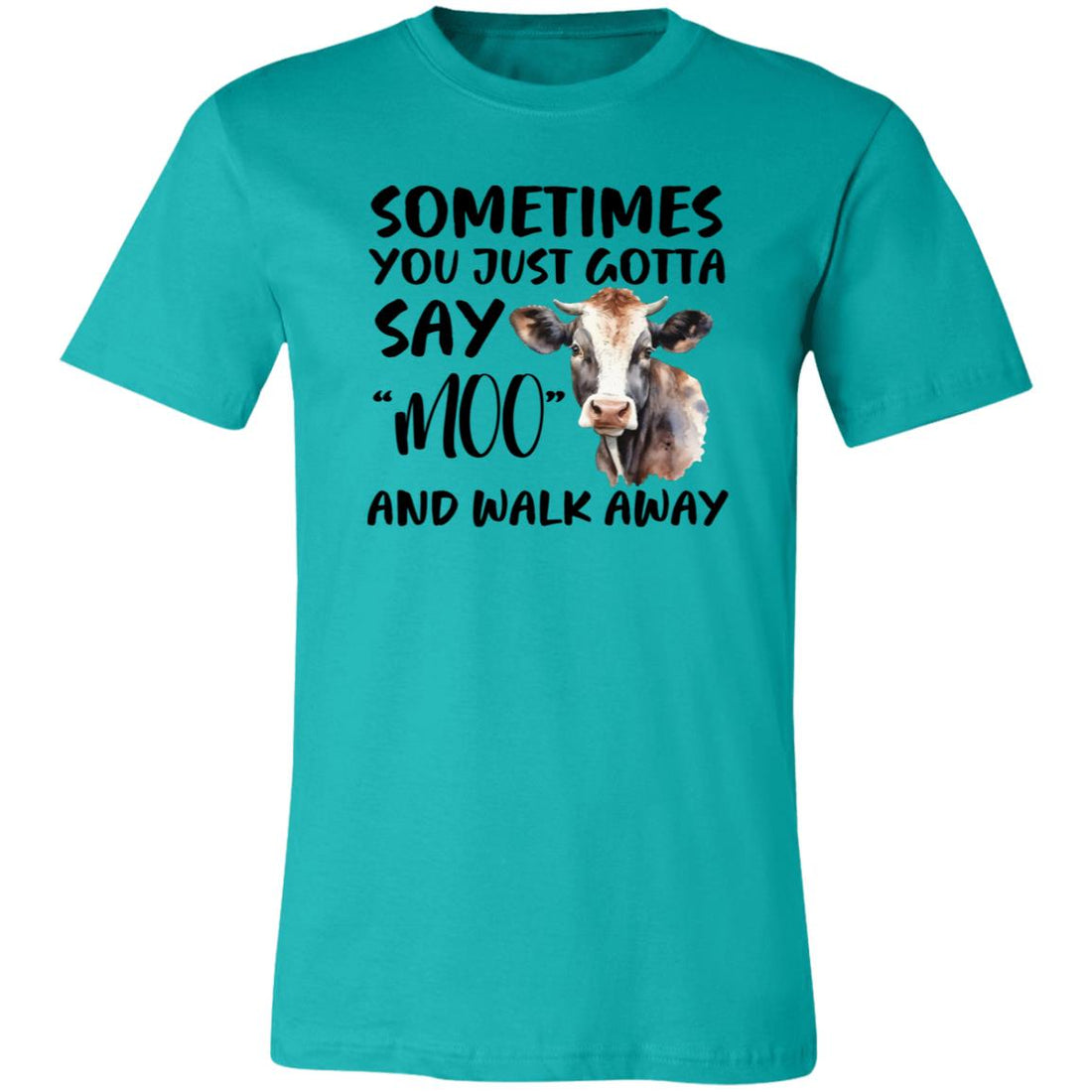 Moo and Walk Bella Short - Sleeve T-Shirt - T-Shirts - Positively Sassy - Moo and Walk Bella Short - Sleeve T-Shirt