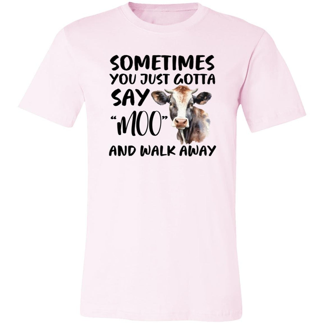 Moo and Walk Bella Short - Sleeve T-Shirt - T-Shirts - Positively Sassy - Moo and Walk Bella Short - Sleeve T-Shirt