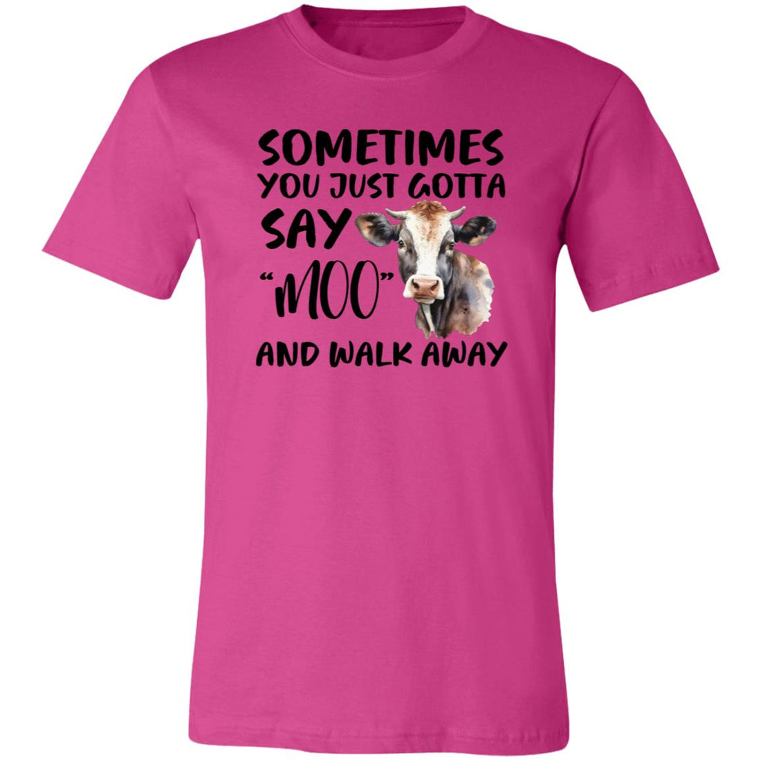 Moo and Walk Bella Short - Sleeve T-Shirt - T-Shirts - Positively Sassy - Moo and Walk Bella Short - Sleeve T-Shirt
