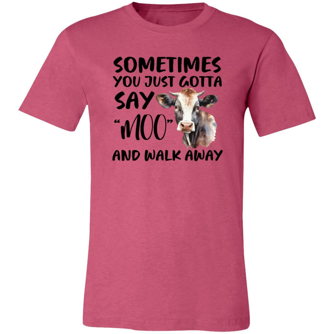 Moo and Walk Bella Short - Sleeve T-Shirt - T-Shirts - Positively Sassy - Moo and Walk Bella Short - Sleeve T-Shirt