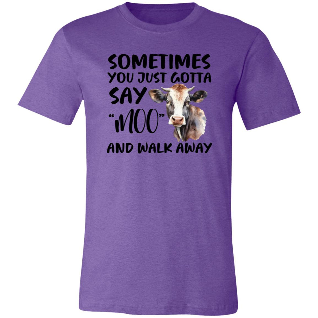 Moo and Walk Bella Short - Sleeve T-Shirt - T-Shirts - Positively Sassy - Moo and Walk Bella Short - Sleeve T-Shirt