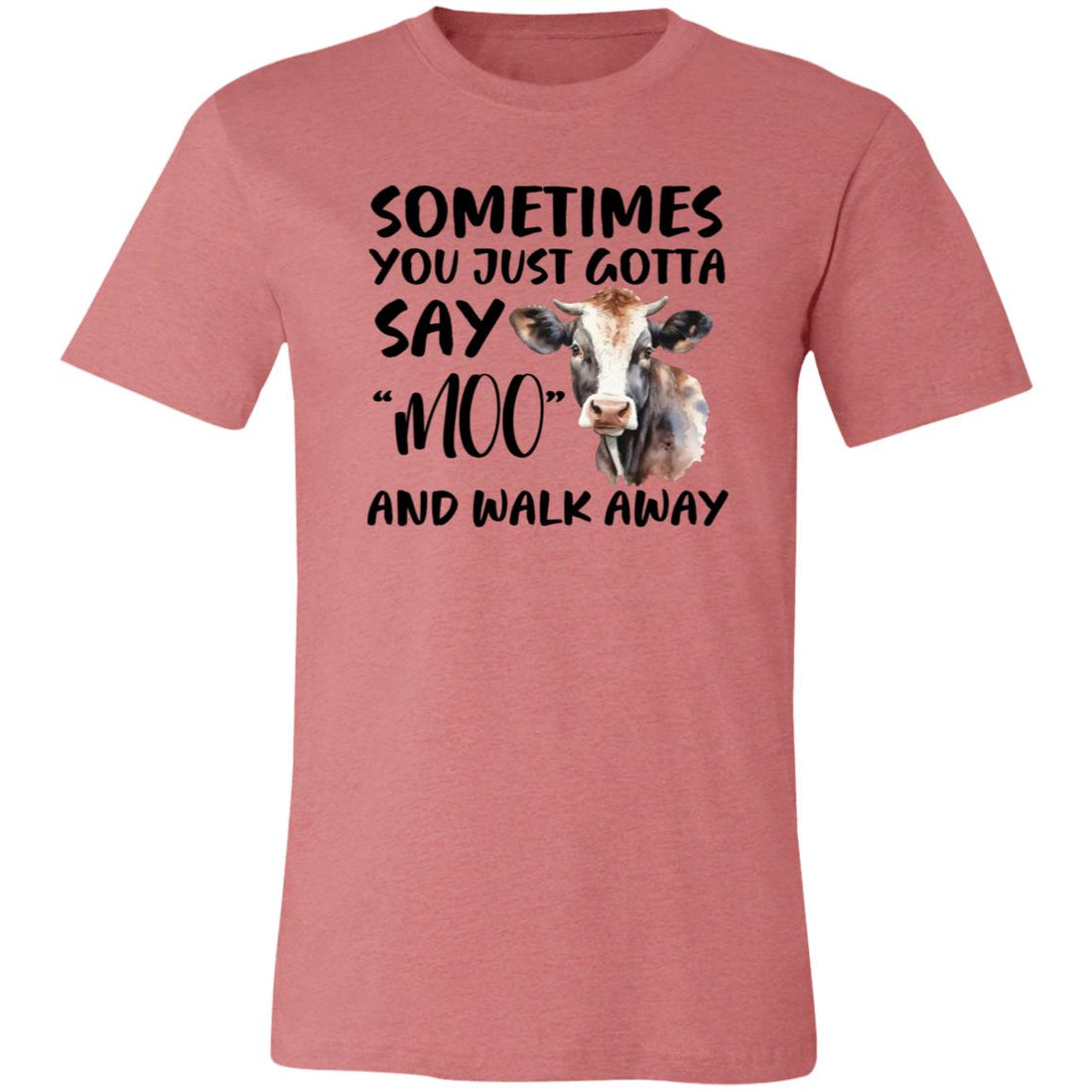 Moo and Walk Bella Short - Sleeve T-Shirt - T-Shirts - Positively Sassy - Moo and Walk Bella Short - Sleeve T-Shirt