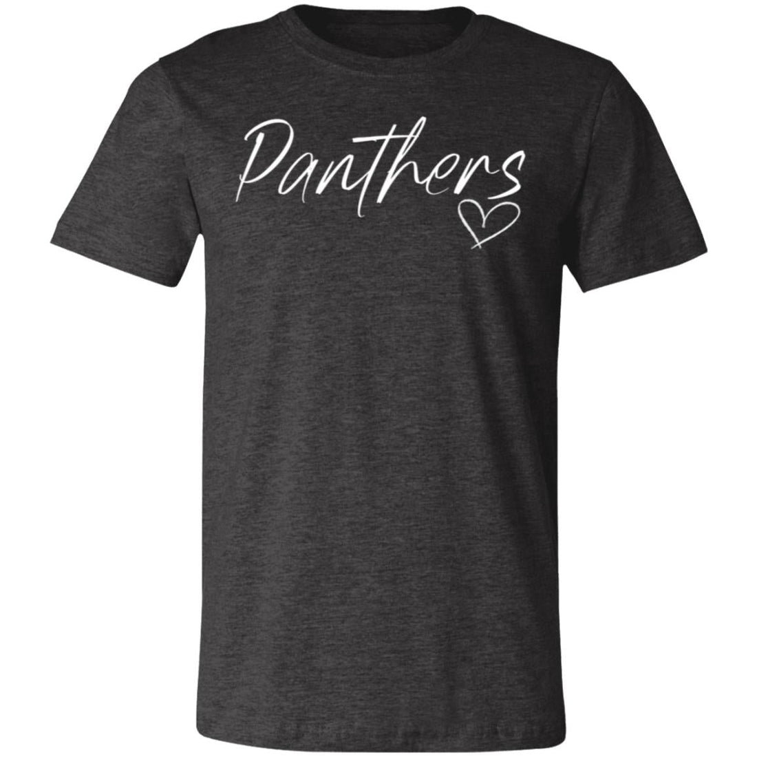 Panthers Heart T-Shirt - T-Shirts - Positively Sassy - Panthers Heart T-Shirt