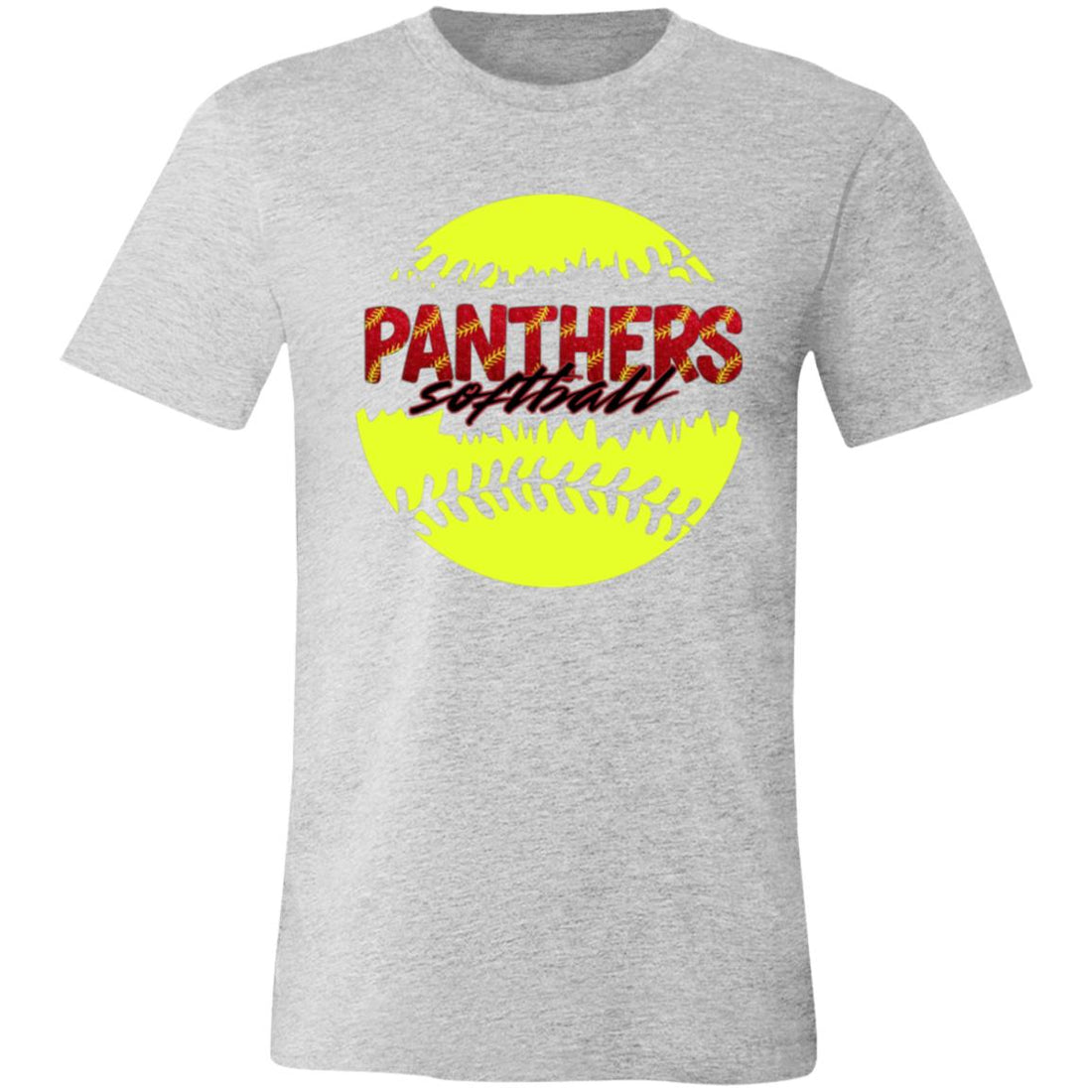 Panthers Softball Split T-Shirt - T-Shirts - Positively Sassy - Panthers Softball Split T-Shirt
