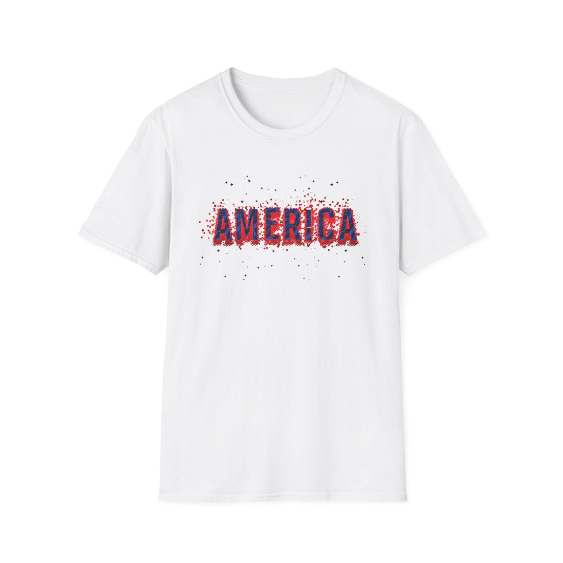 Patriotic America T-Shirt, Unisex Graphic Tee, Independence Day Shirt, 4th of July Outfit, Casual Summer Wear - T-Shirt - Positively Sassy - Patriotic America T-Shirt, Unisex Graphic Tee, Independence Day Shirt, 4th of July Outfit, Casual Summer Wear