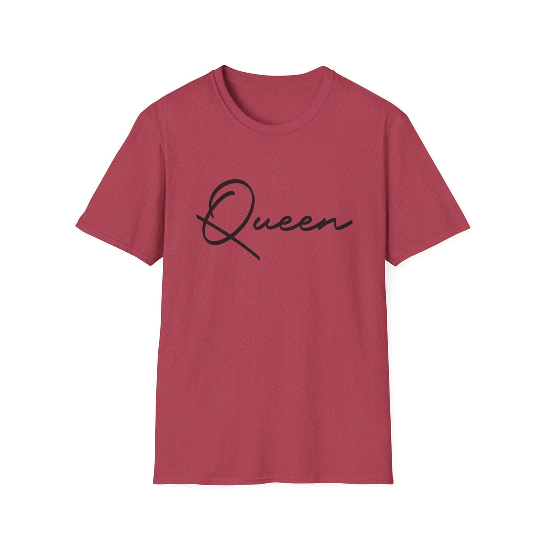Queen Unisex Softstyle T-Shirt – Empowering Statement Tee for Fashion Lovers - T-Shirt - Positively Sassy - Queen Unisex Softstyle T-Shirt – Empowering Statement Tee for Fashion Lovers