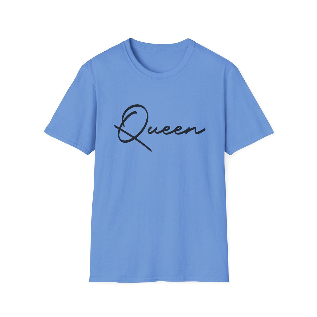 Queen Unisex Softstyle T-Shirt – Empowering Statement Tee for Fashion Lovers - T-Shirt - Positively Sassy - Queen Unisex Softstyle T-Shirt – Empowering Statement Tee for Fashion Lovers