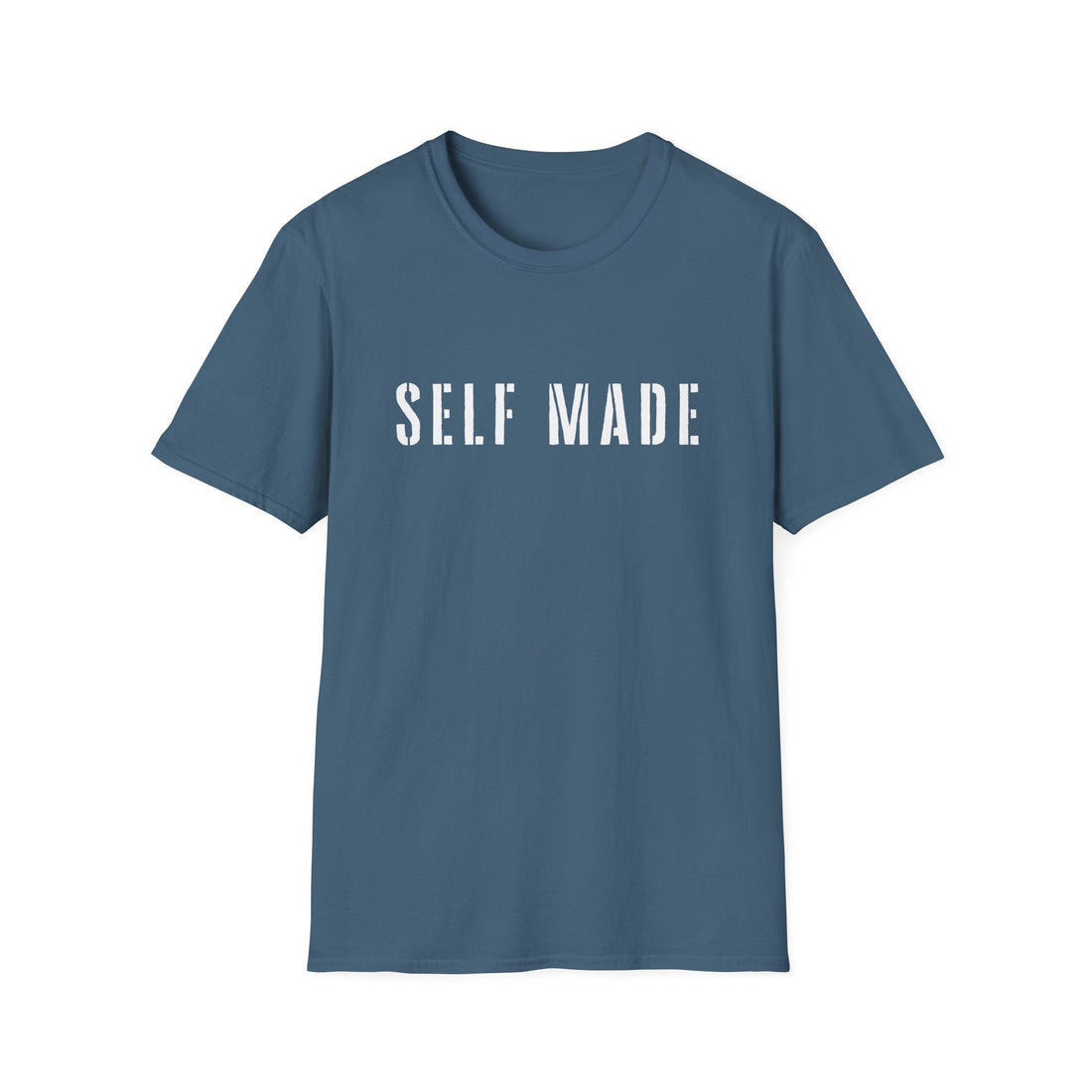 Self Made Unisex Softstyle T-Shirt - Motivational Black Tee for Entrepreneurs - T-Shirt - Positively Sassy - Self Made Unisex Softstyle T-Shirt - Motivational Black Tee for Entrepreneurs