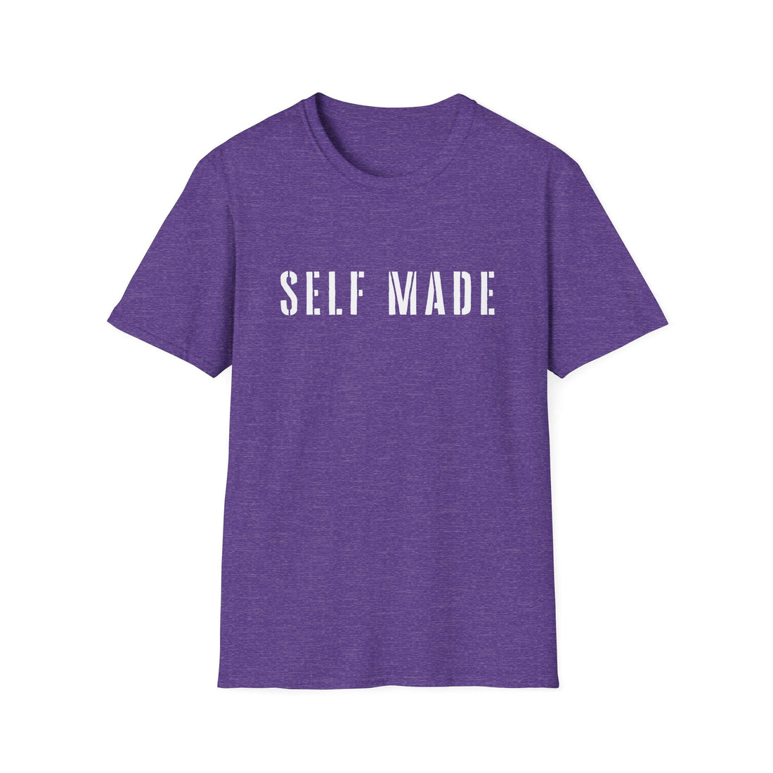 Self Made Unisex Softstyle T-Shirt - Motivational Black Tee for Entrepreneurs - T-Shirt - Positively Sassy - Self Made Unisex Softstyle T-Shirt - Motivational Black Tee for Entrepreneurs