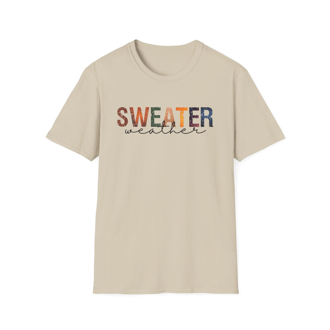 Sweater Weather Unisex T-Shirt, Cozy Fall Apparel, Gift for Autumn Lovers, Trendy Outfit, Casual Wear - T-Shirt - Positively Sassy - Sweater Weather Unisex T-Shirt, Cozy Fall Apparel, Gift for Autumn Lovers, Trendy Outfit, Casual Wear