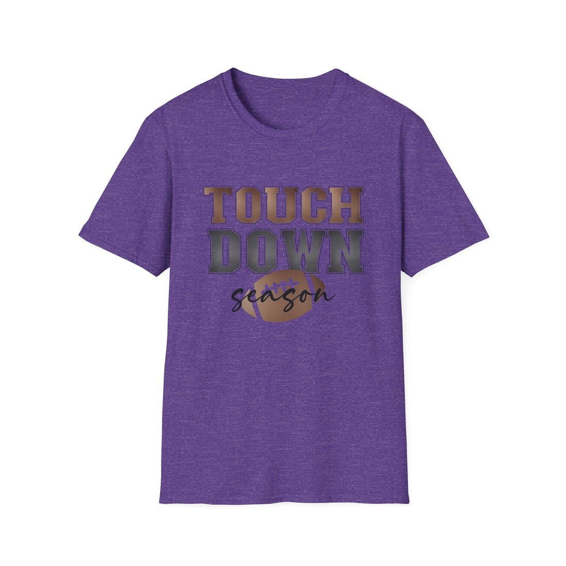 Touchdown Season Unisex Softstyle T-Shirt, Casual Tee, Football Fan Gear, Game Day Apparel, Sports Lover Gift - T-Shirt - Positively Sassy - Touchdown Season Unisex Softstyle T-Shirt, Casual Tee, Football Fan Gear, Game Day Apparel, Sports Lover Gift