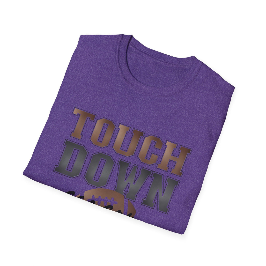 Touchdown Season Unisex Softstyle T-Shirt, Casual Tee, Football Fan Gear, Game Day Apparel, Sports Lover Gift - T-Shirt - Positively Sassy - Touchdown Season Unisex Softstyle T-Shirt, Casual Tee, Football Fan Gear, Game Day Apparel, Sports Lover Gift
