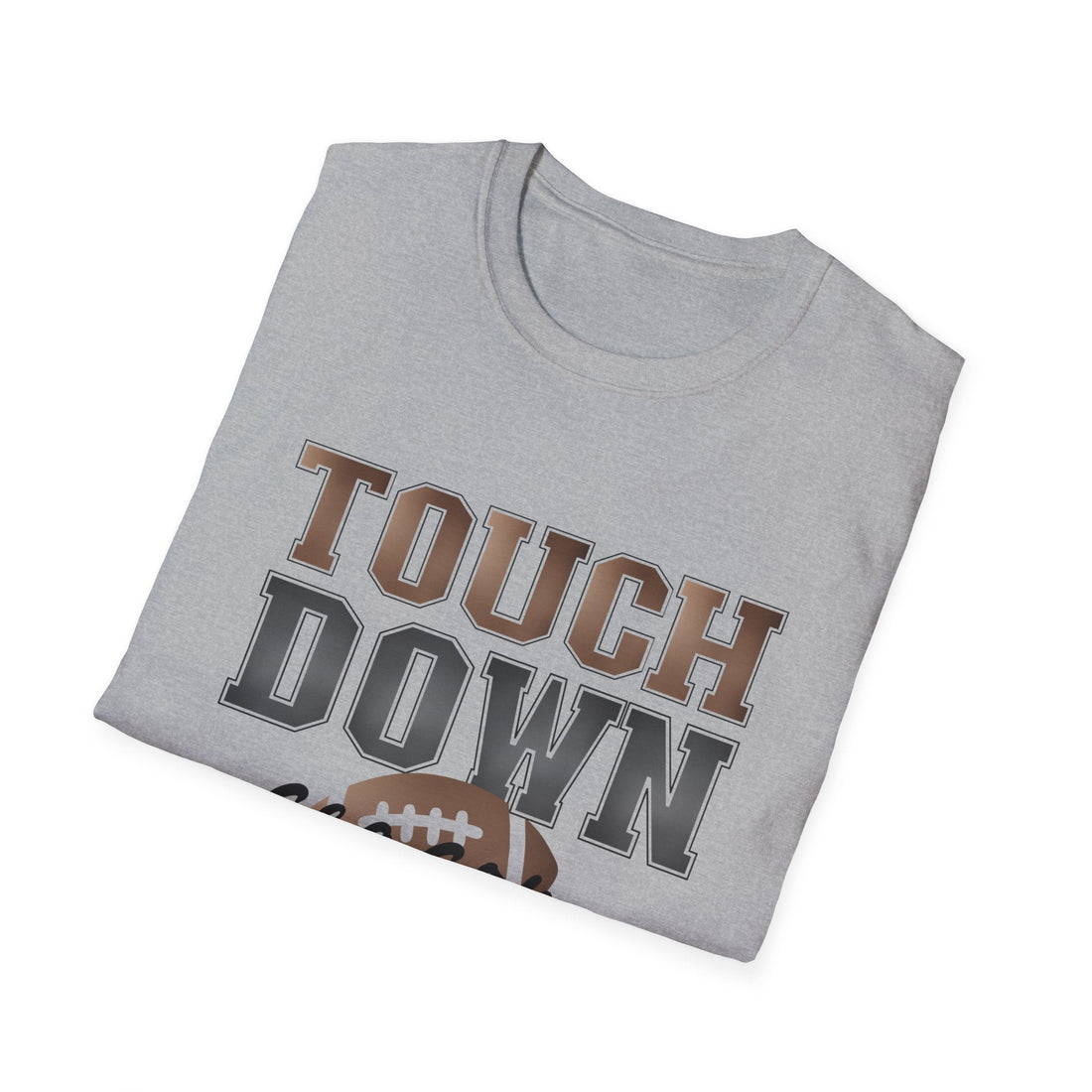 Touchdown Season Unisex Softstyle T-Shirt, Casual Tee, Football Fan Gear, Game Day Apparel, Sports Lover Gift - T-Shirt - Positively Sassy - Touchdown Season Unisex Softstyle T-Shirt, Casual Tee, Football Fan Gear, Game Day Apparel, Sports Lover Gift