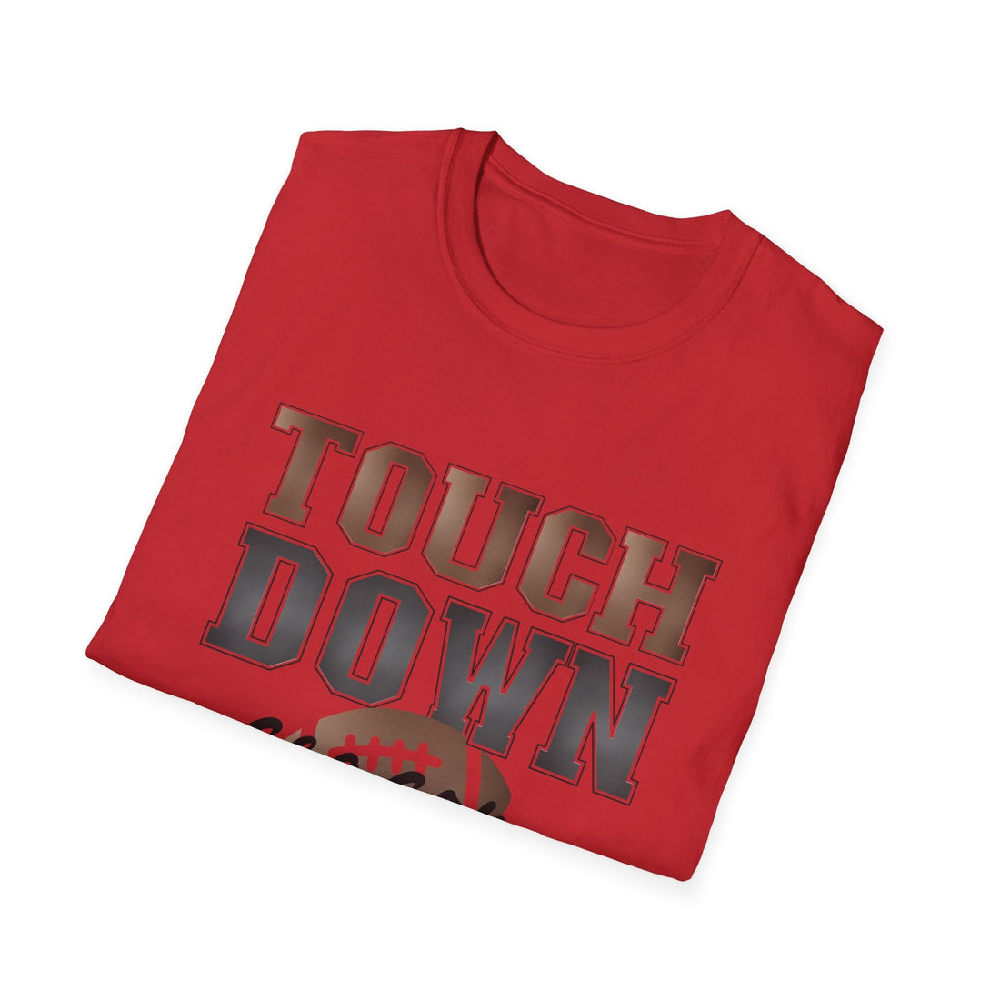 Touchdown Season Unisex Softstyle T-Shirt, Casual Tee, Football Fan Gear, Game Day Apparel, Sports Lover Gift - T-Shirt - Positively Sassy - Touchdown Season Unisex Softstyle T-Shirt, Casual Tee, Football Fan Gear, Game Day Apparel, Sports Lover Gift