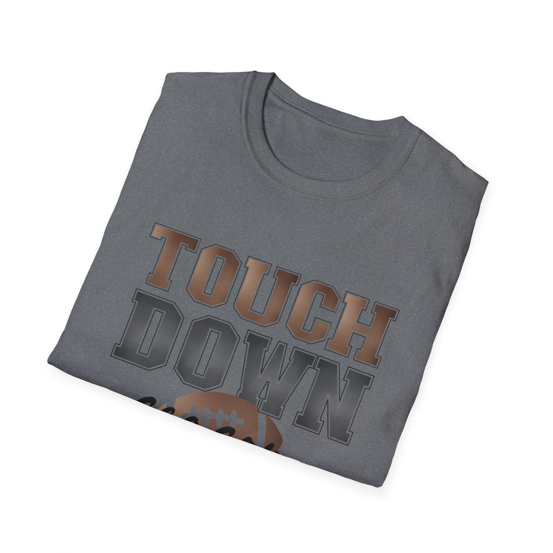 Touchdown Season Unisex Softstyle T-Shirt, Casual Tee, Football Fan Gear, Game Day Apparel, Sports Lover Gift - T-Shirt - Positively Sassy - Touchdown Season Unisex Softstyle T-Shirt, Casual Tee, Football Fan Gear, Game Day Apparel, Sports Lover Gift
