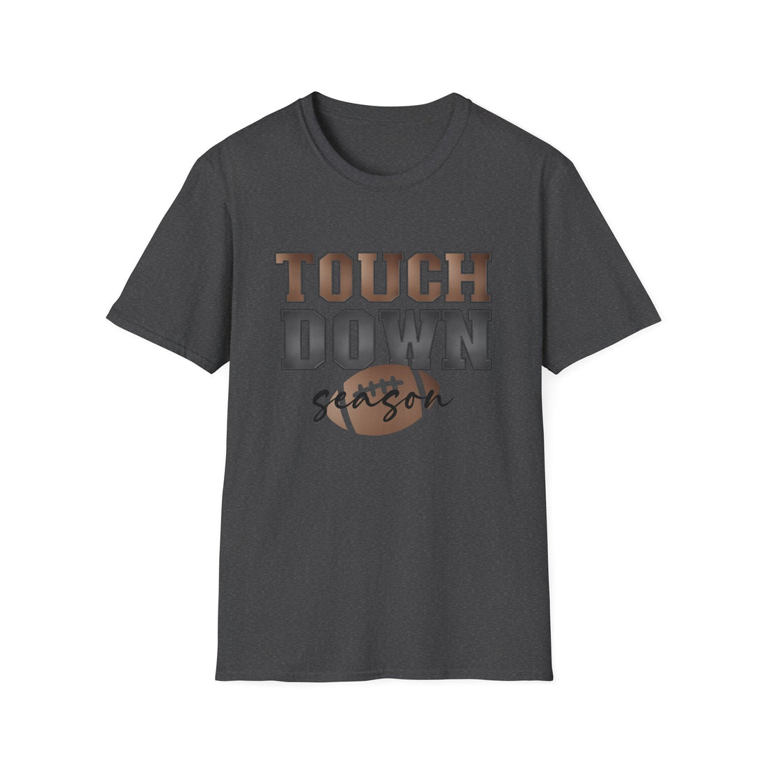Touchdown Season Unisex Softstyle T-Shirt, Casual Tee, Football Fan Gear, Game Day Apparel, Sports Lover Gift - T-Shirt - Positively Sassy - Touchdown Season Unisex Softstyle T-Shirt, Casual Tee, Football Fan Gear, Game Day Apparel, Sports Lover Gift