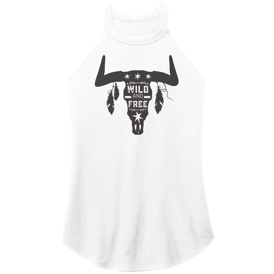 Wild and Free Rocker Tank - Apparel - Positively Sassy - Wild and Free Rocker Tank
