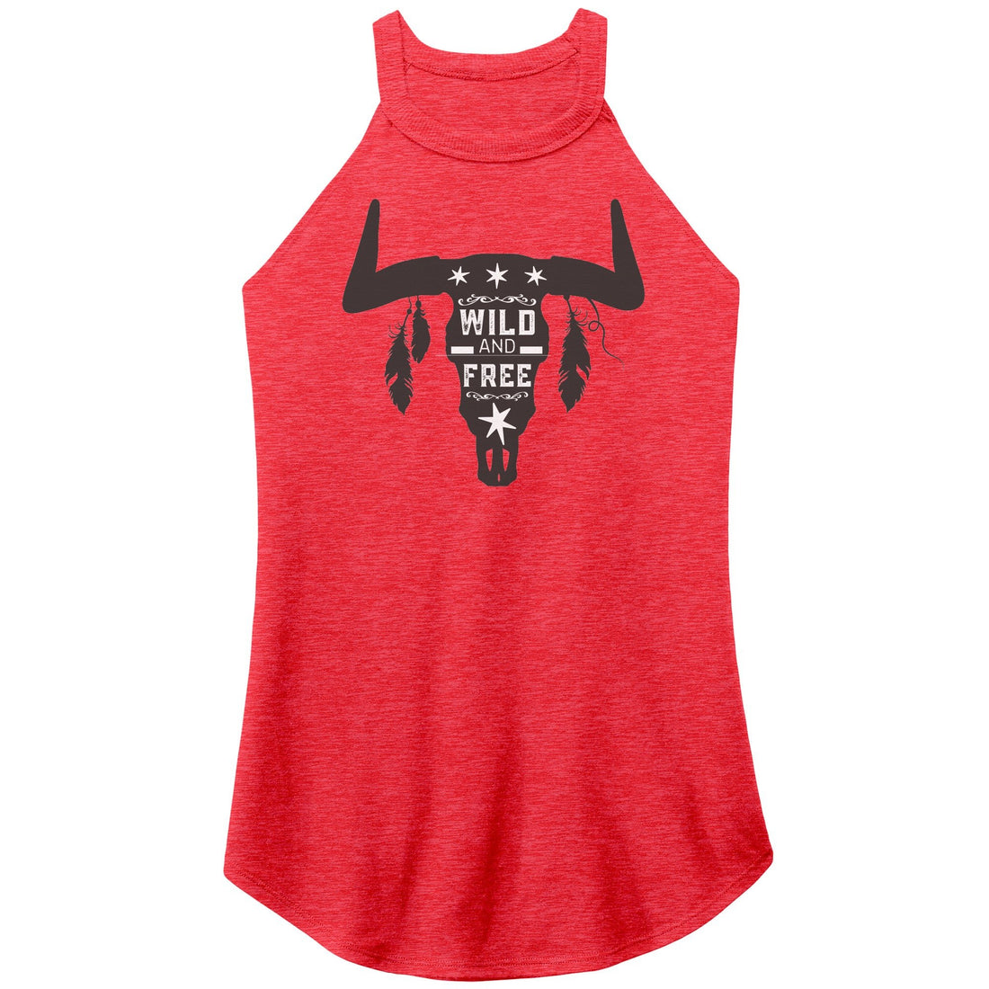 Wild and Free Rocker Tank - Apparel - Positively Sassy - Wild and Free Rocker Tank
