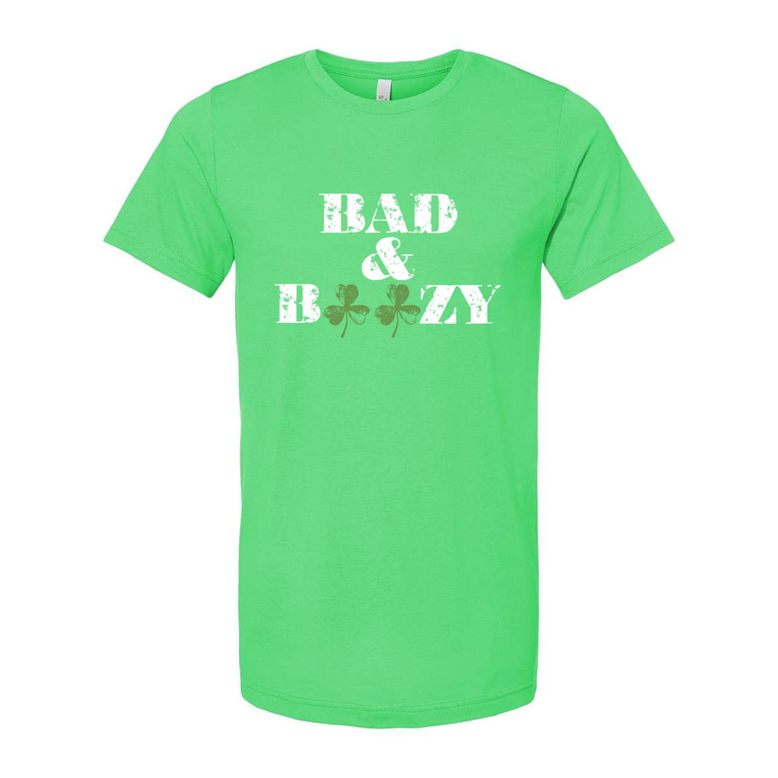 Bad & Boozy Short Sleeve Jersey Tee - T-Shirts - Positively Sassy - Bad & Boozy Short Sleeve Jersey Tee