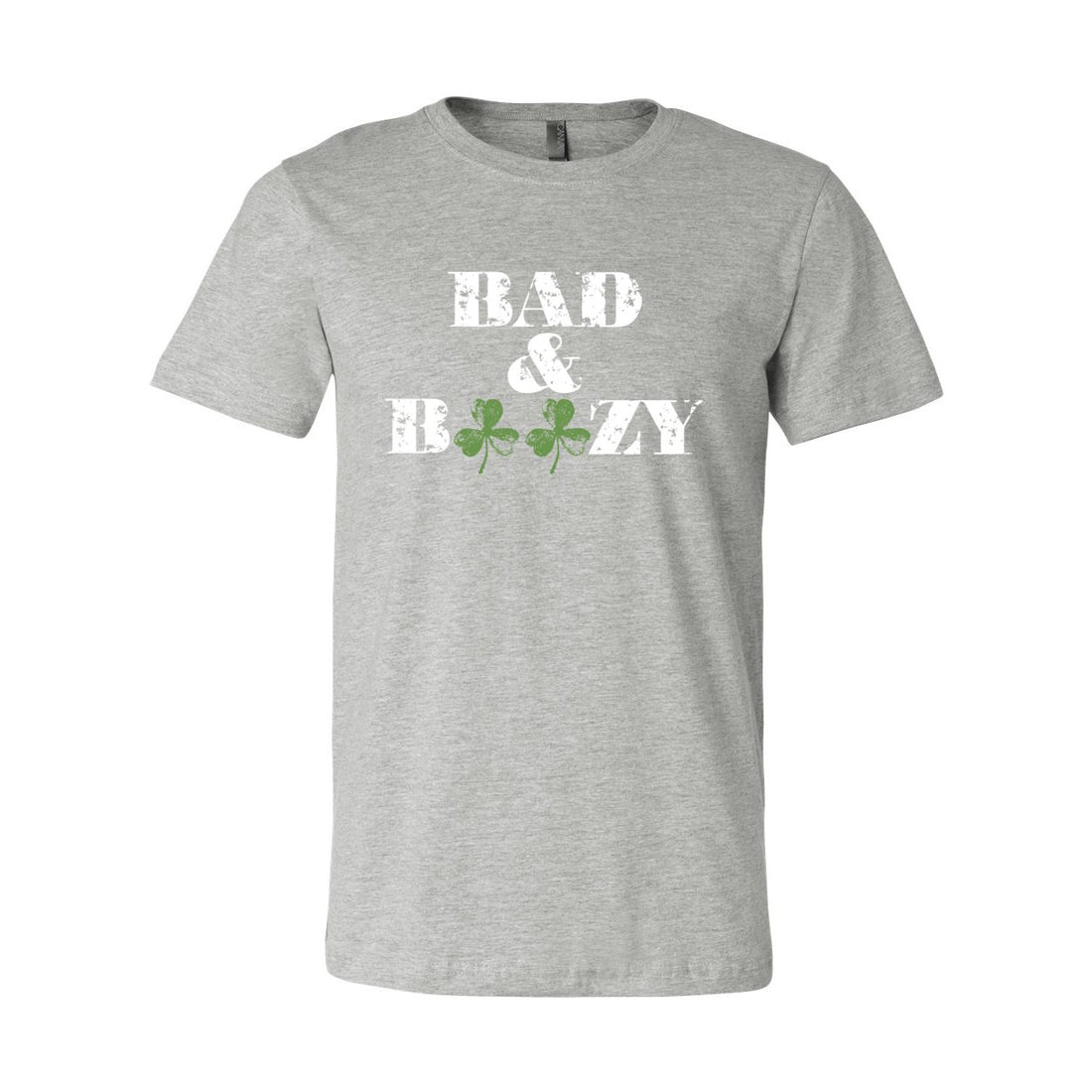 Bad & Boozy Short Sleeve Jersey Tee - T-Shirts - Positively Sassy - Bad & Boozy Short Sleeve Jersey Tee