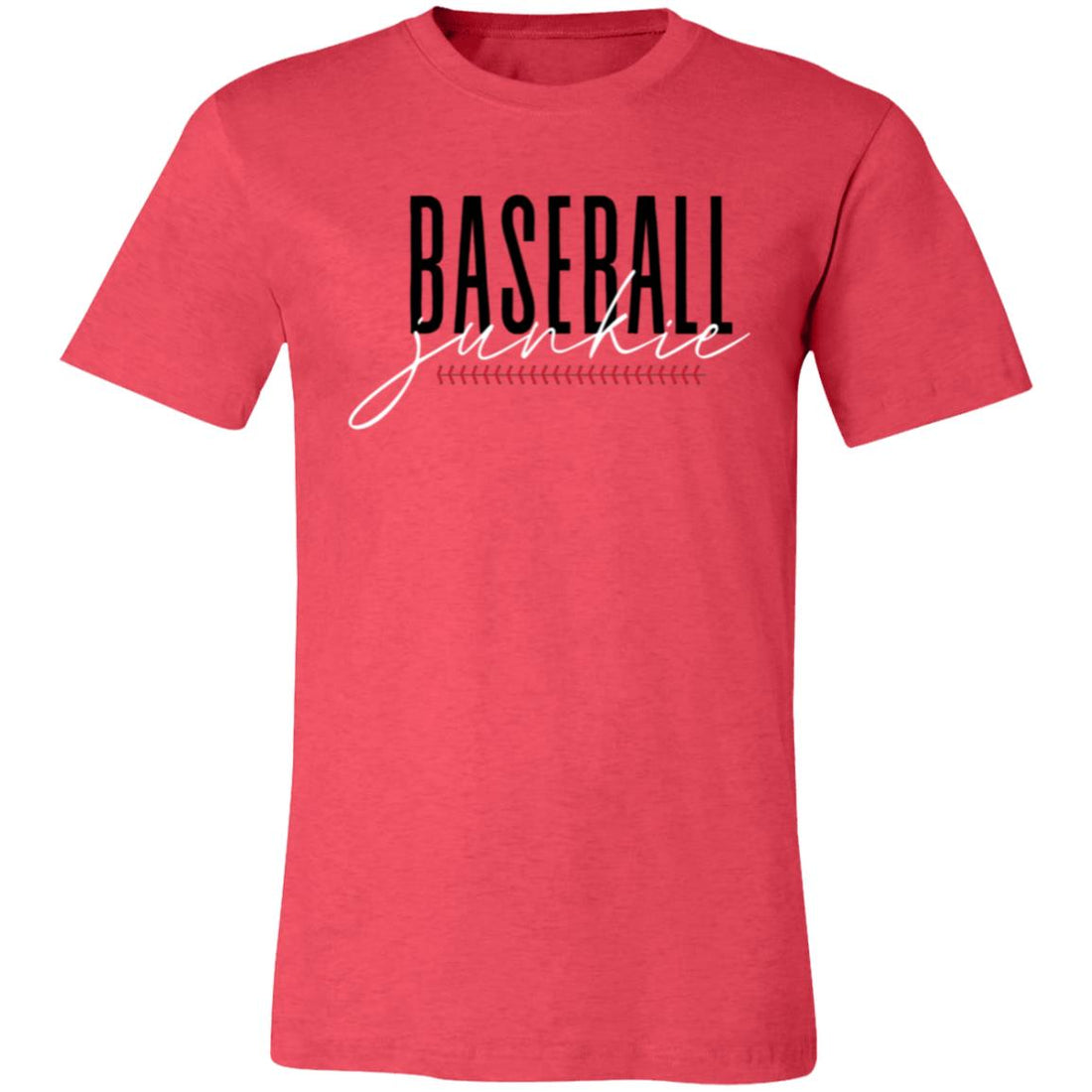 Baseball Junkie Short-Sleeve T-Shirt - T-Shirts - Positively Sassy - Baseball Junkie Short-Sleeve T-Shirt