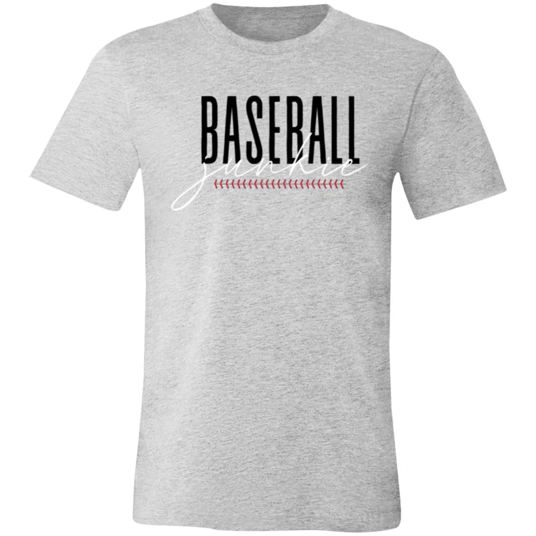 Baseball Junkie Short-Sleeve T-Shirt - T-Shirts - Positively Sassy - Baseball Junkie Short-Sleeve T-Shirt