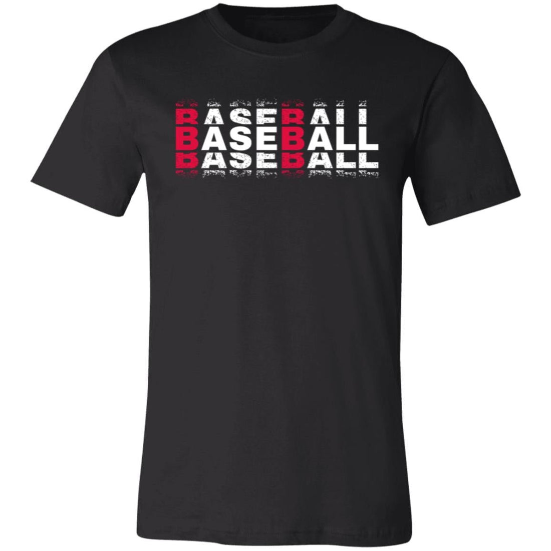 Baseball Repeat Short-Sleeve T-Shirt - T-Shirts - Positively Sassy - Baseball Repeat Short-Sleeve T-Shirt