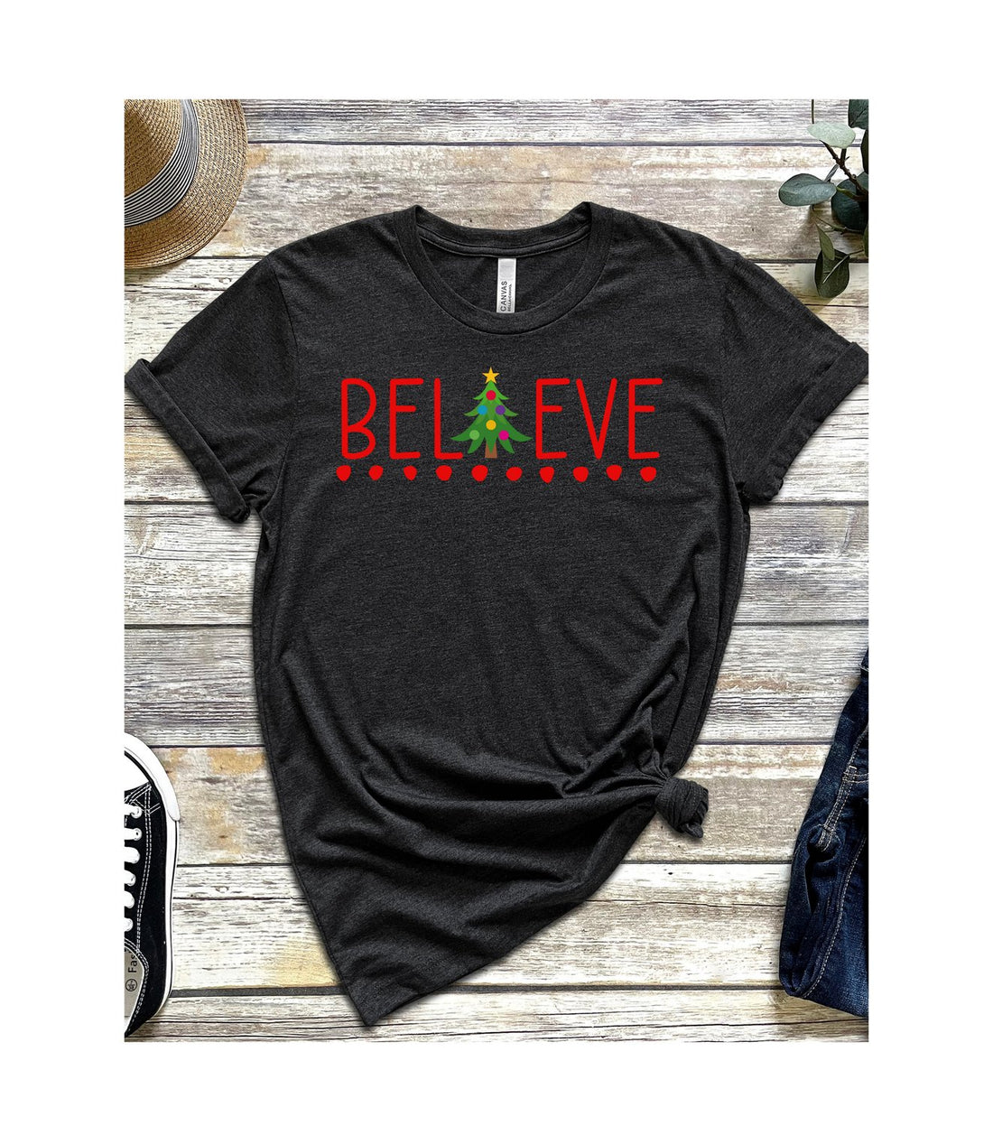 Believe In Christmas - T-Shirts - Positively Sassy - Believe In Christmas