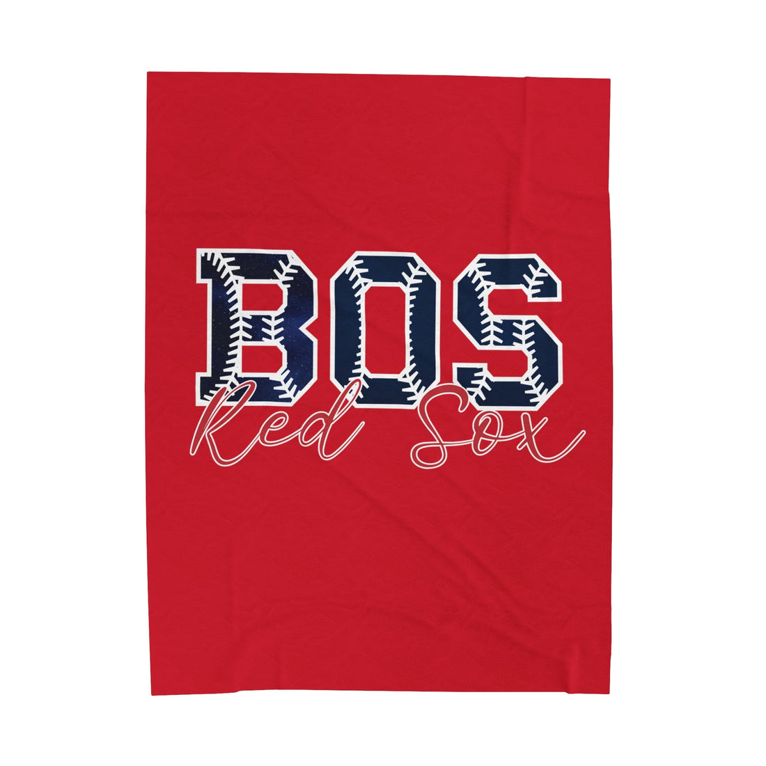 Boston Baseball Blanket - All Over Prints - Positively Sassy - Boston Baseball Blanket
