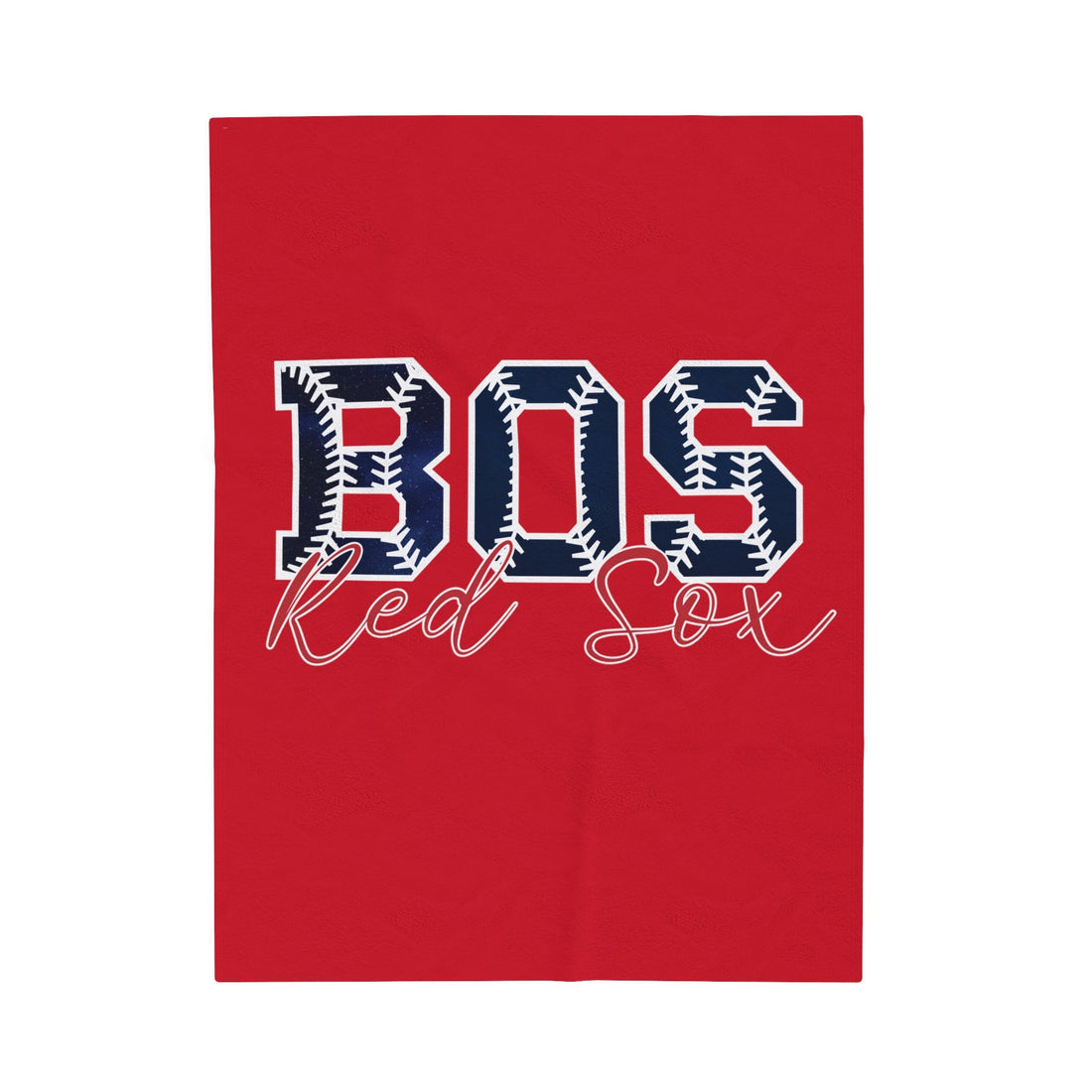 Boston Baseball Blanket - All Over Prints - Positively Sassy - Boston Baseball Blanket