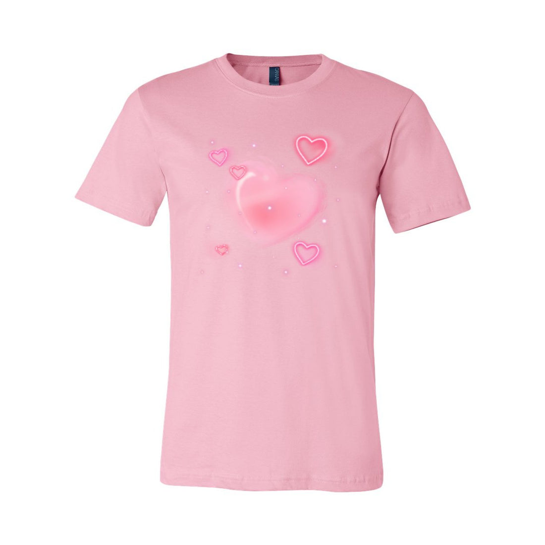 Bubble Heart Short Sleeve Jersey Tee - T-Shirts - Positively Sassy - Bubble Heart Short Sleeve Jersey Tee