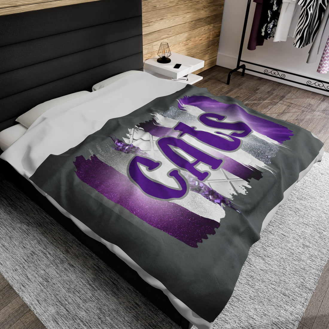 CATS Velveteen Plush Blanket - All Over Prints - Positively Sassy - CATS Velveteen Plush Blanket