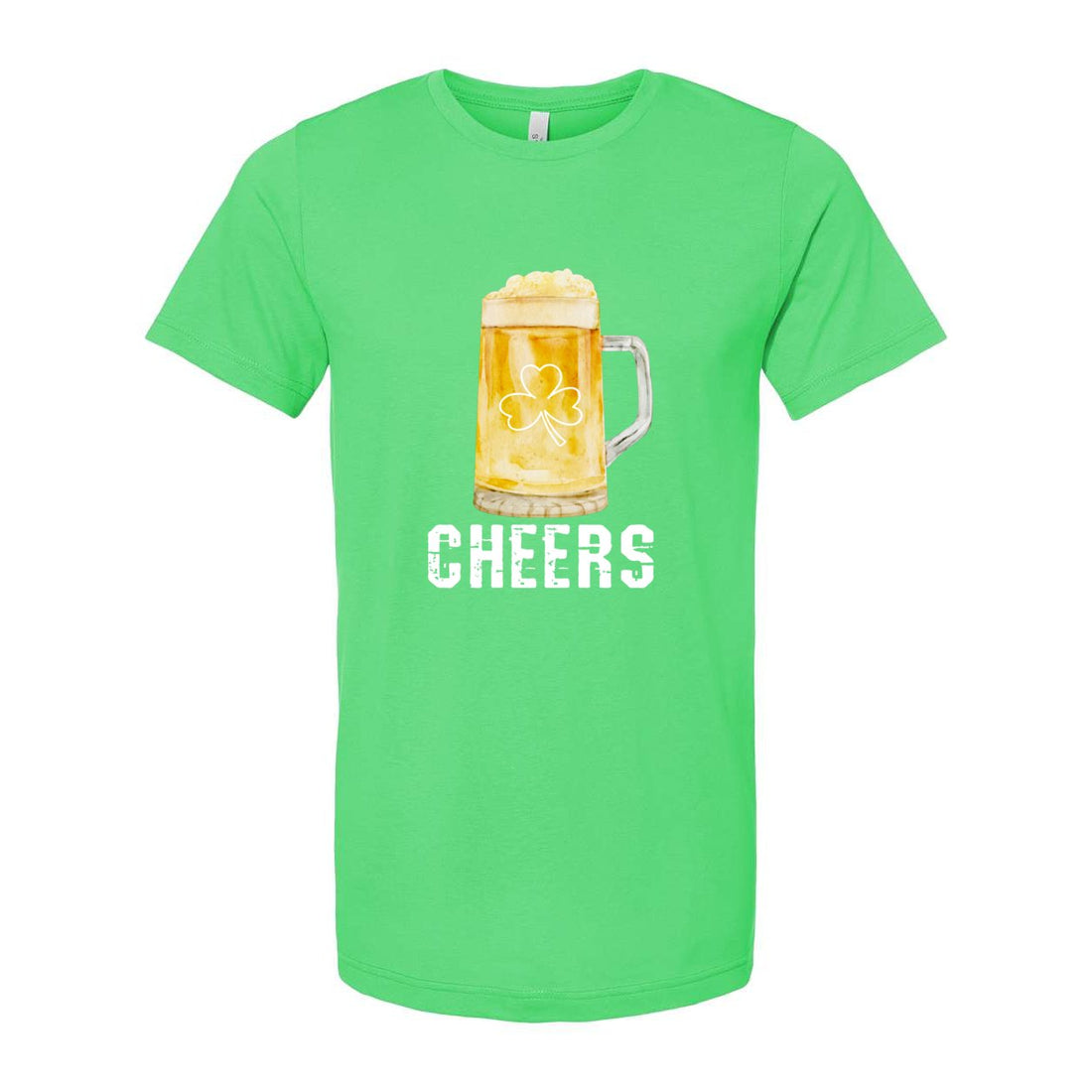 Cheers Beer Short Sleeve Jersey Tee - T-Shirts - Positively Sassy - Cheers Beer Short Sleeve Jersey Tee